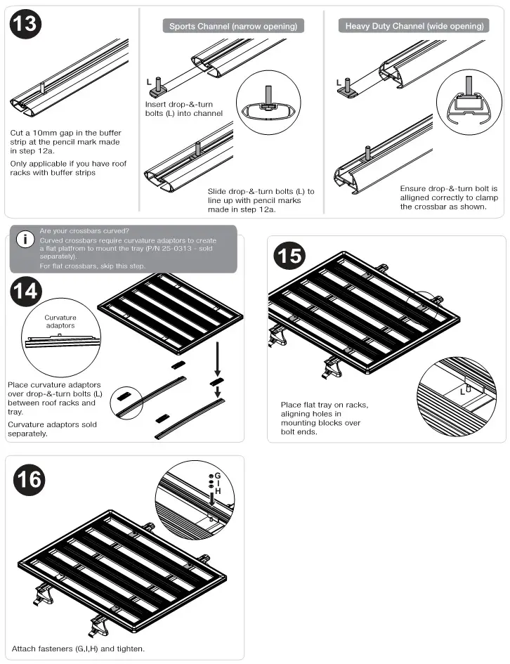 TITANTRAY Flat Tray Kit - FIT YOUR FLAT TRAY 2