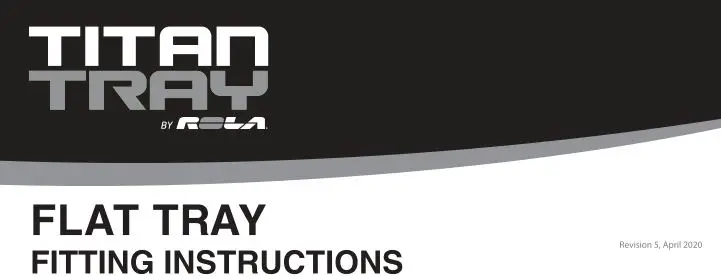 TITANTRAY Flat Tray Kit Instruction Manual