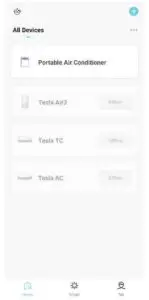 TESLA WiFi Function Portable Type Air Conditioner - AIR CONDITIONER CONTROL