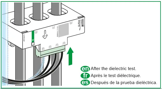 After the dielectric test