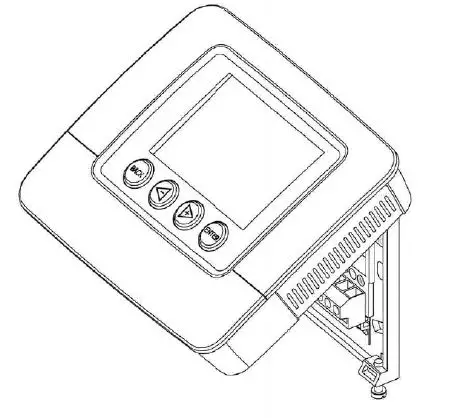 SECURE C-Stat 11-B Battery Powered Programmable Room Thermostat FIG 9