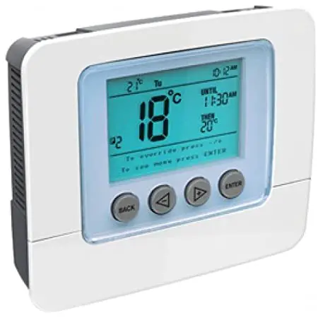 SECURE C-Stat 11-B Battery Powered Programmable Room Thermostat image