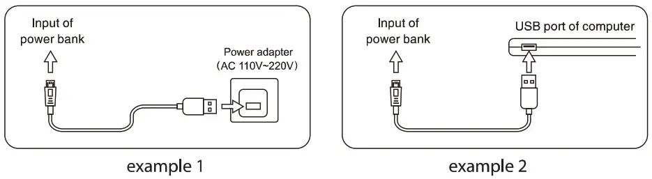 iJOY lJPB210136 5000 MAH Dual Power Bank Magnetic Power Bank - instructions