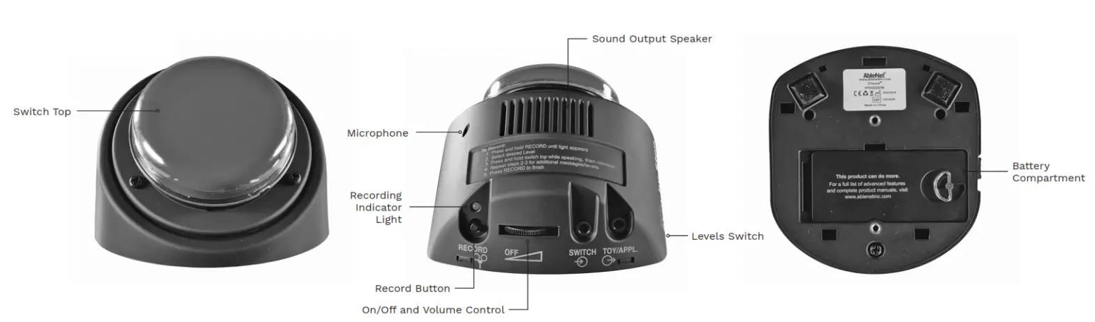 AbleNet 10000044 Little Step-by-Step Speech Device - fig