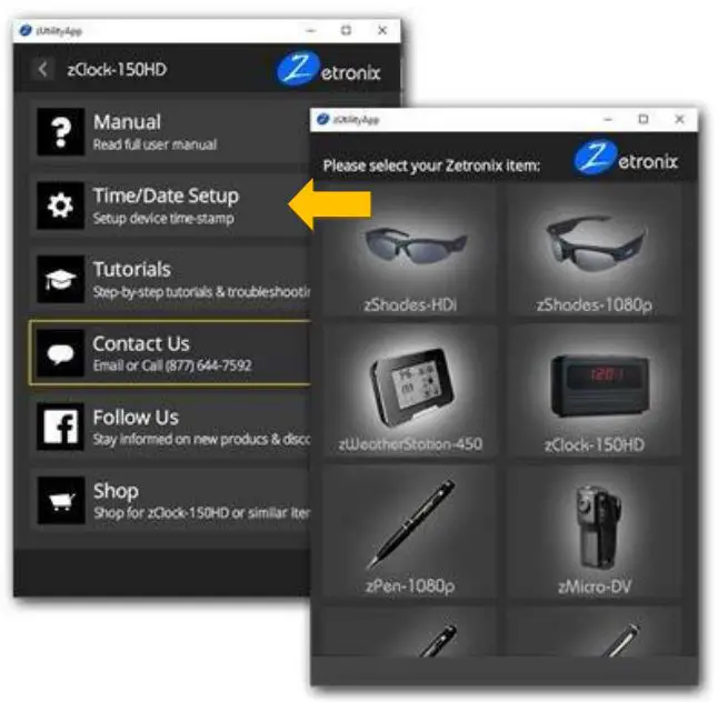 Zetronix zPen-1080 Hidden Camera Pen User Manual - Date-Time Stamp