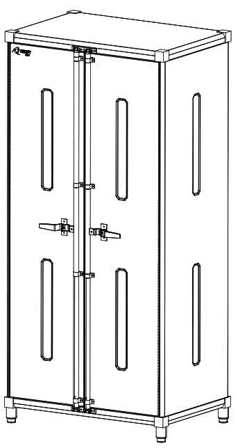 Trinity Pro 36” Locker Cabinet- 02