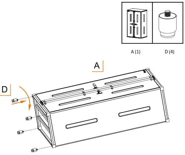 Trinity Pro 36” Locker Cabinet- 08