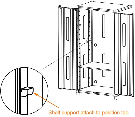 Trinity Pro 36” Locker Cabinet- 11