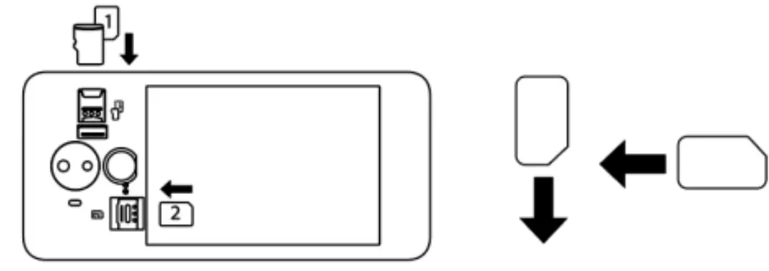 AZUMI SA SP 024 Smartphone - SIM card