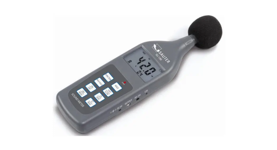 Sauter Su-130 Sound Level Meter Instruction Manual