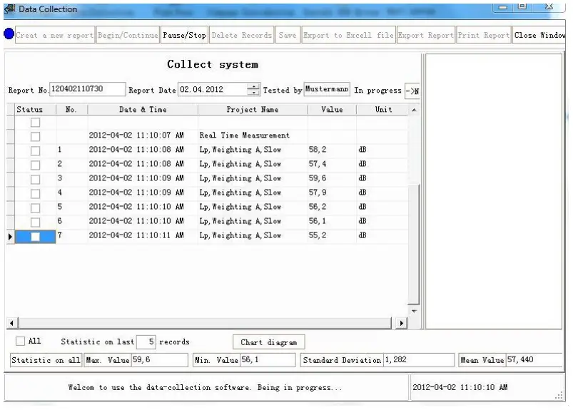 SAUTER SU 130 Sound Level Meter - app 3