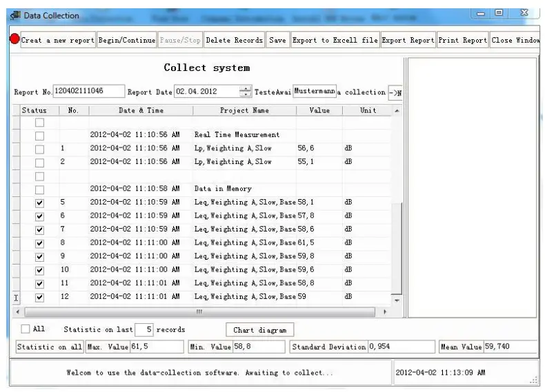 SAUTER SU 130 Sound Level Meter - app 5