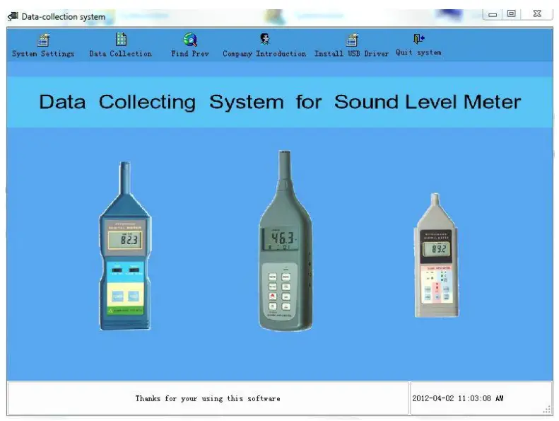 SAUTER SU 130 Sound Level Meter - app