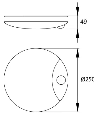 BEMKO C38-ST41 154 PIR Ceiling Lamp - fig