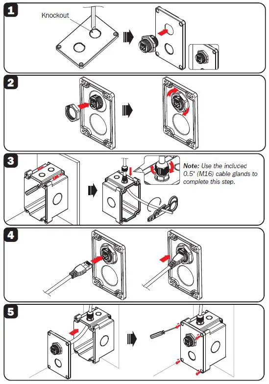 TRIPP-LITE N206-BC01-IND Cat 6 RJ45 Shielded Industrial Panelmount Bulkhead Coupler-2