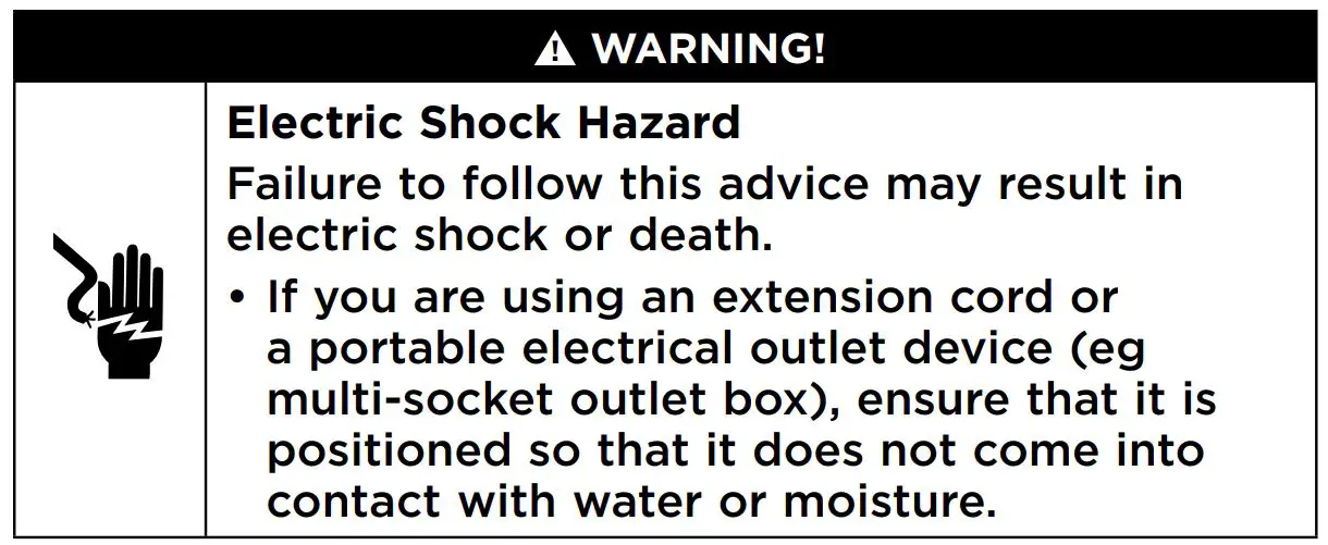 FISHER PAYKEL WH8060J Front Loader Washing Machine - WARNING