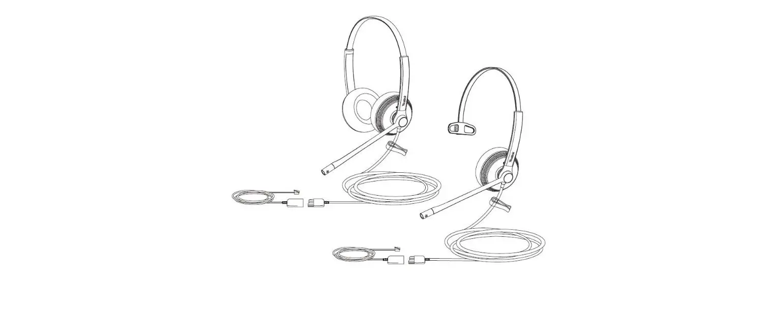 Yealink Yhs34 Mono Analog Wired Headset User Guide