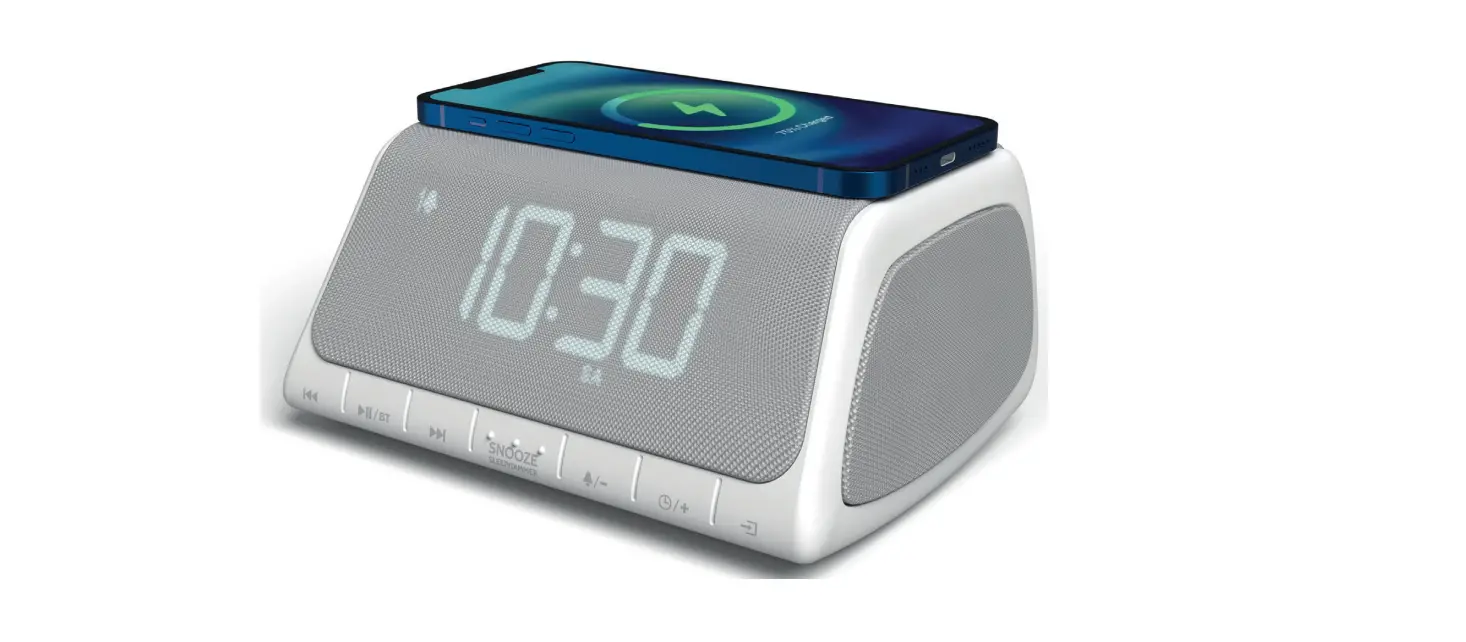 I-box 79276pi Radio Alarm Clock With Wireless Charging Instruction Manual