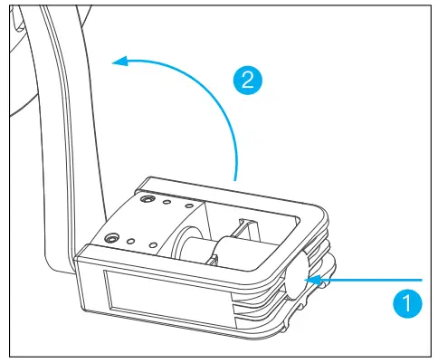 Jupiter Bike Discovery X7 Folding Electric Bike - back up by pressing
