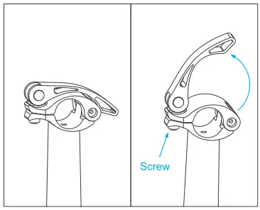 Jupiter Bike Discovery X7 Folding Electric Bike - release lock
