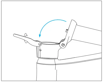 Jupiter Bike Discovery X7 Folding Electric Bike - stem upright to