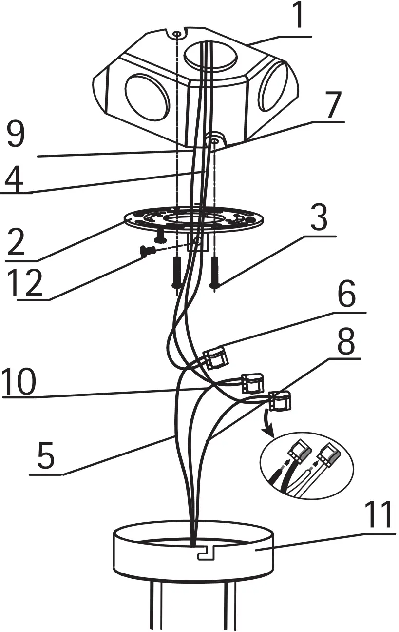 Cloudy Bay 4 Head WiFi BLE Ceiling Track Light figure A