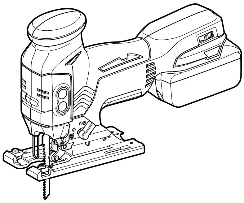 makita DJV181 Cordless Jig Saw -