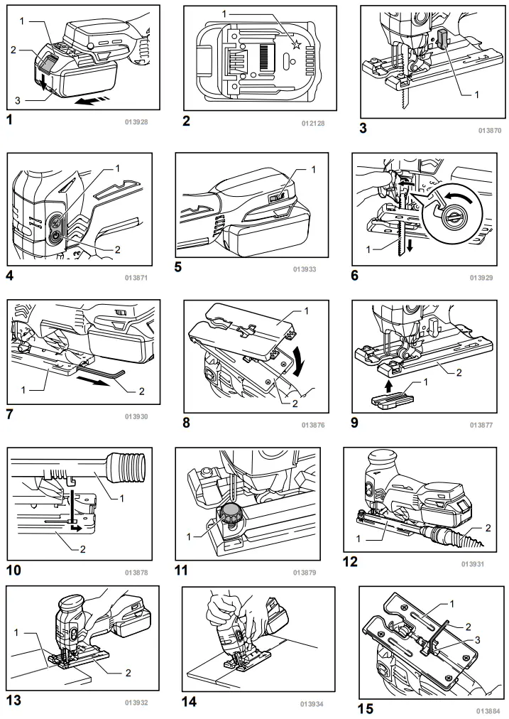 makita DJV181 Cordless Jig Saw - 1