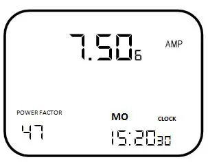 PeakTech 9035 Energy Meter - LCD display and menu control 2