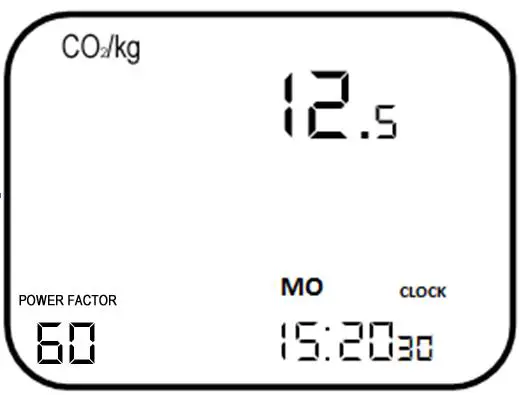 PeakTech 9035 Energy Meter - LCD display and menu control 6