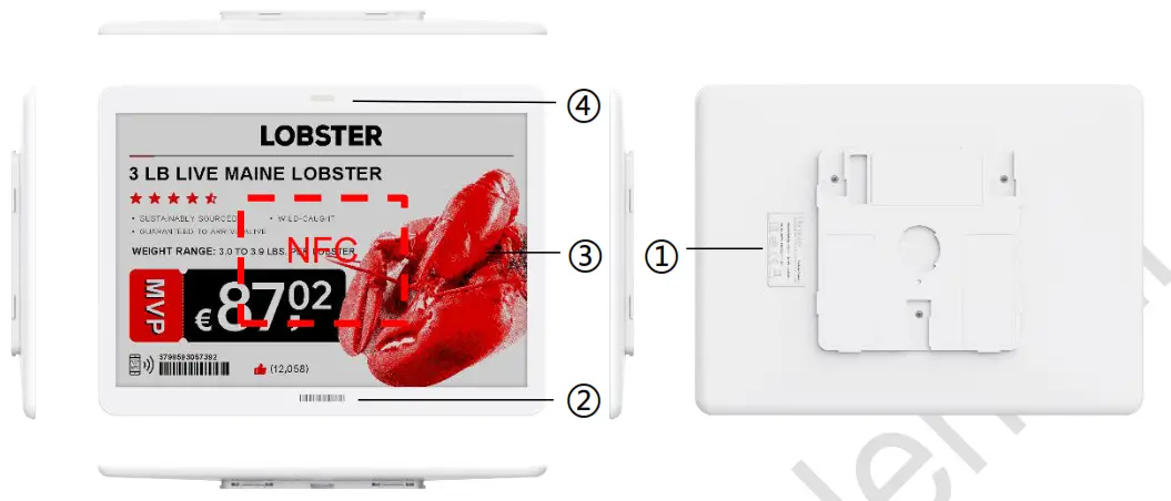 Hanshow Stellar-XXXXL E31 Series Electronic Shelf Label