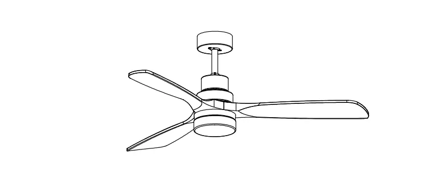 Youkain Hdlp-cffl5209ac Light Pro 52-inch Modern Led Indoor Matte Smart Ceiling Fan Installation Guide