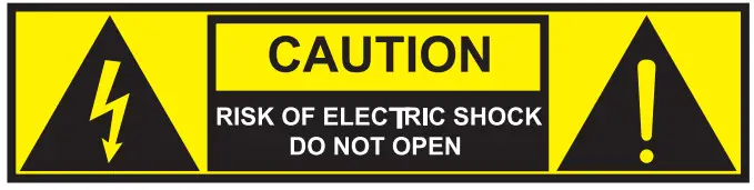 LD Systems U300 IEM Series Wireless In Ear Monitoring Systems - warning