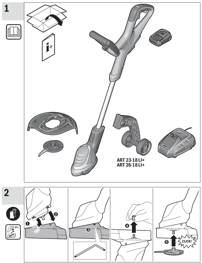 BOSCH ART 23 18 LI Universal Grass Trimmer 18 230 - 10