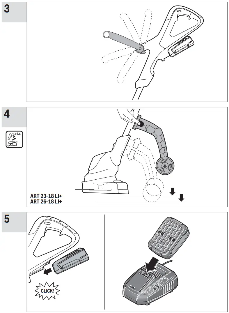 BOSCH ART 23 18 LI Universal Grass Trimmer 18 230 - 11