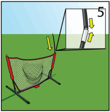 RUKKET SPORTS BAS 900 7ft 7ft Sock It Baseball and Softball Practice Net - FIG 6