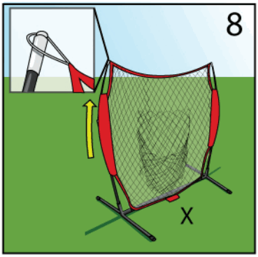 RUKKET SPORTS BAS 900 7ft 7ft Sock It Baseball and Softball Practice Net - FIG 9