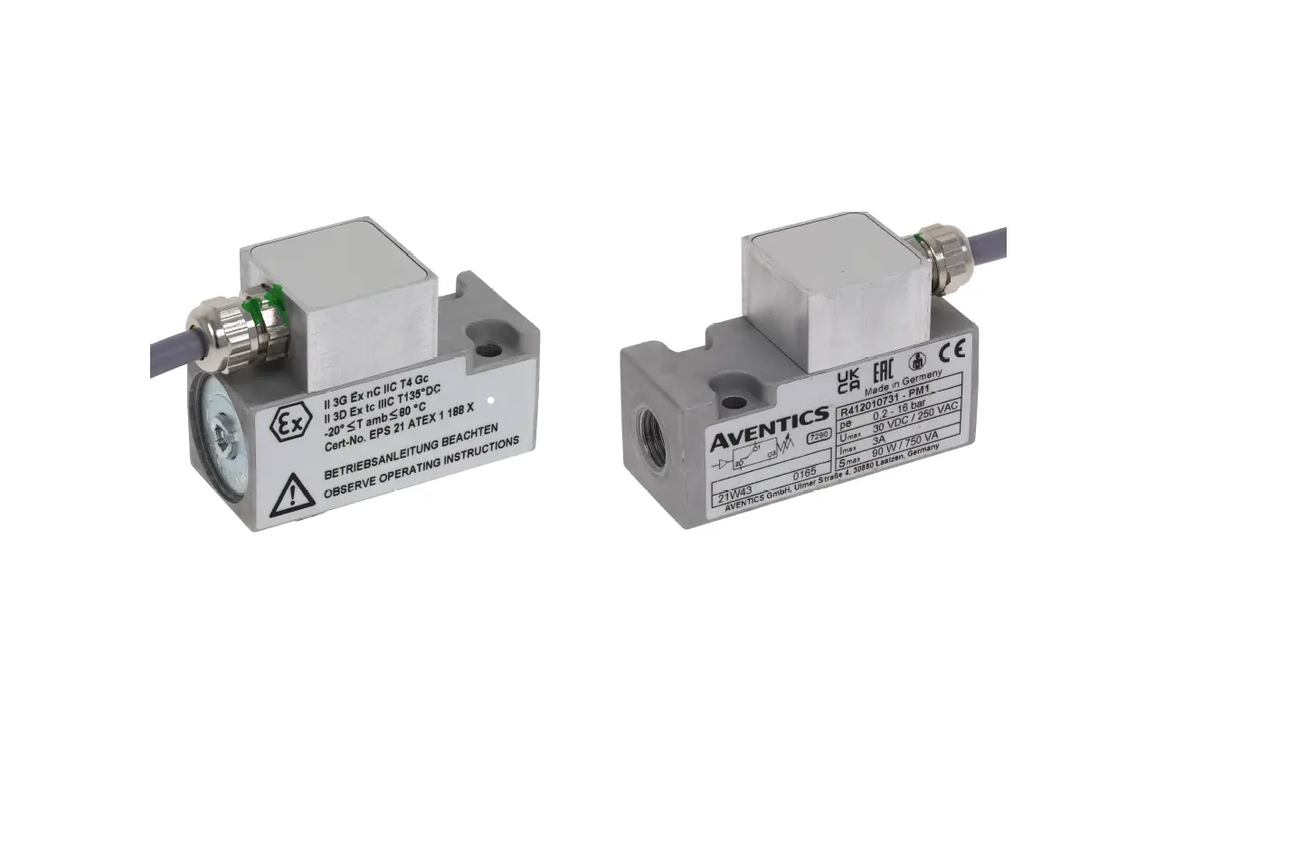 Emerson Aventics Pm1 Electromechanical Pressure Switch Instruction Manual