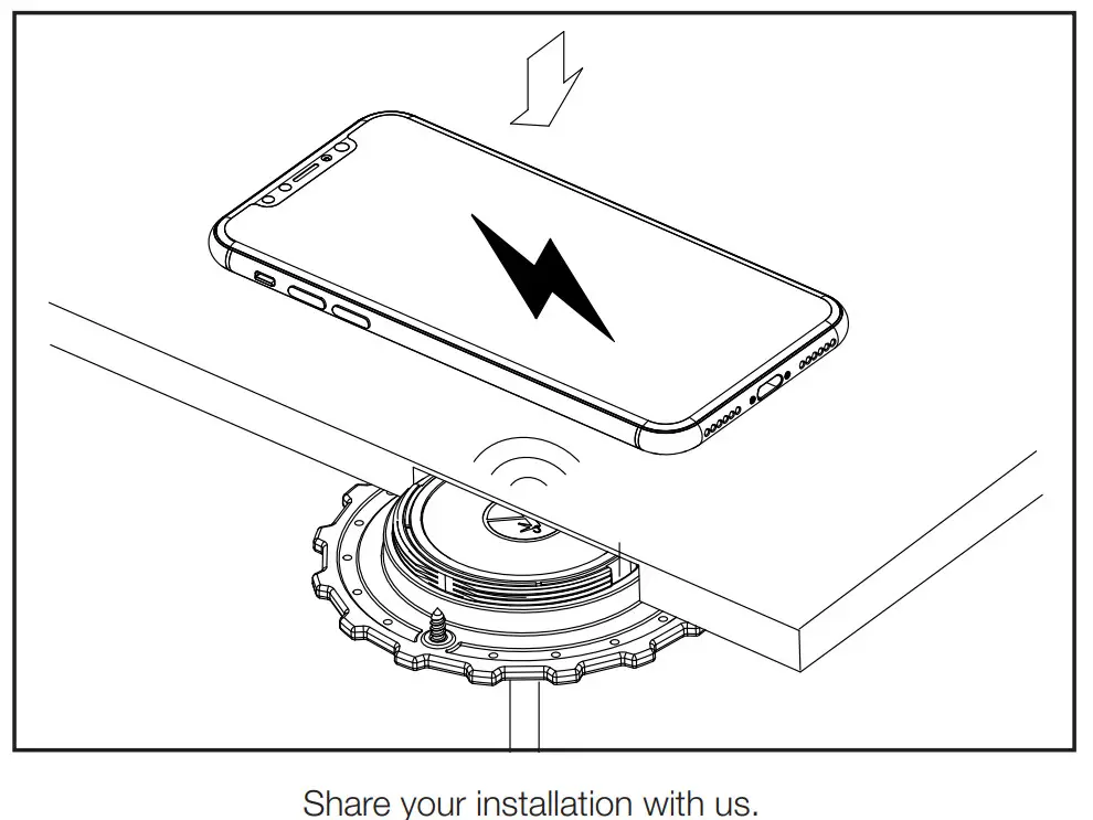 SCANSTRUT SC CW 01F ROKK WIRELESS CHARGE HIDDEN 10W - fig8