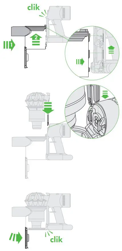dyson Vacuum Cleaner User Manual - Reassembly