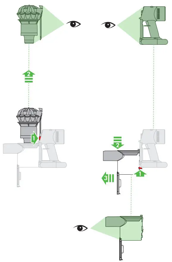 dyson Vacuum Cleaner User Manual - Stubborn blockages – Disassembly