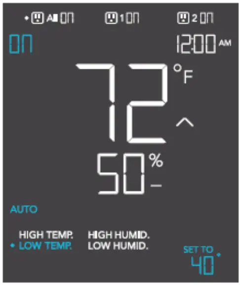 AC INFINITY CTR79A Wall Hang Controller - timer 4