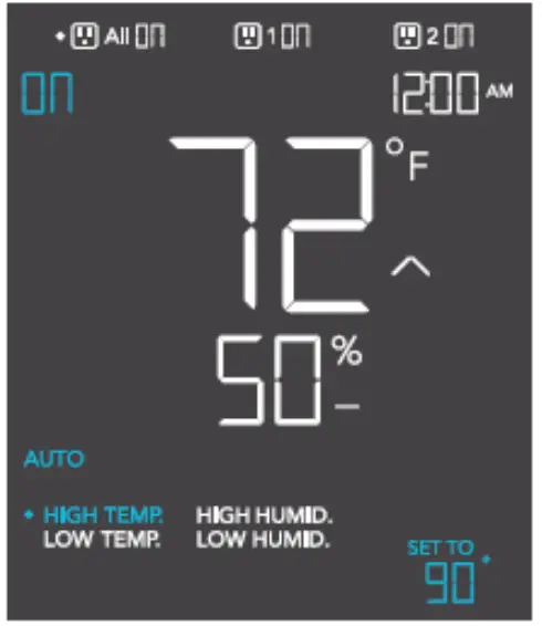 AC INFINITY CTR79A Wall Hang Controller - timer 5