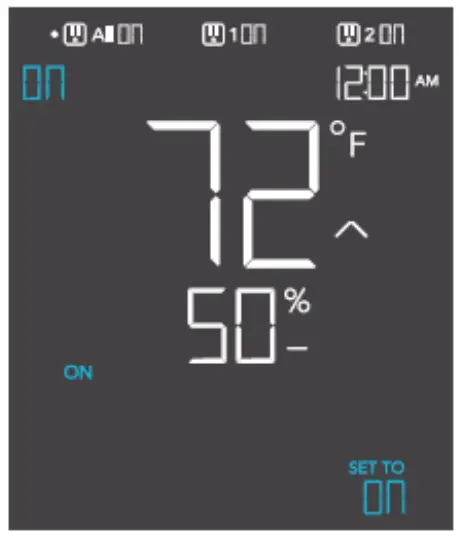 AC INFINITY CTR79A Wall Hang Controller - timer 6