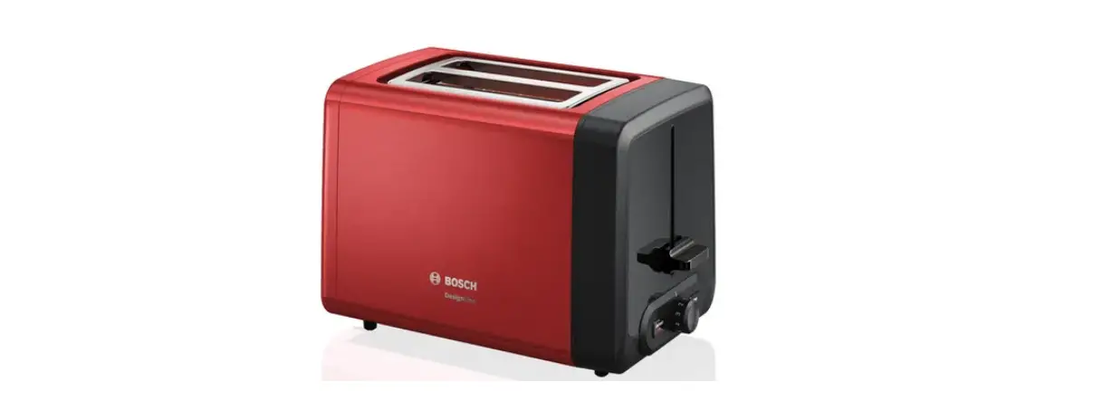 Bosch Tat4p42 Designline Red Compact Toaster Instruction Manual