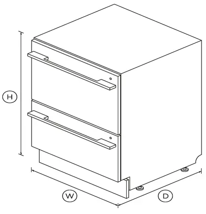 FISHER-PAYKEL-DD60DDFB9-Sanitise-Double-DishDrawer-Dishwasher-fig-1