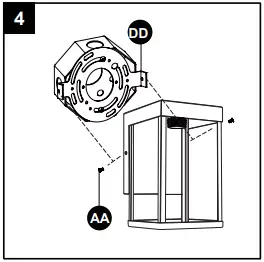 ZEGOLAER 41180851 Outdoor Wall Sconce A04
