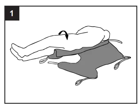 Joerns Oxford UltraFine UltraFine Lite Deluxe Leg Sling - aperture