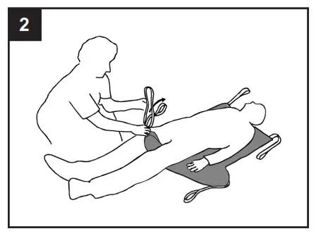 Joerns Oxford UltraFine UltraFine Lite Deluxe Leg Sling - comfortably