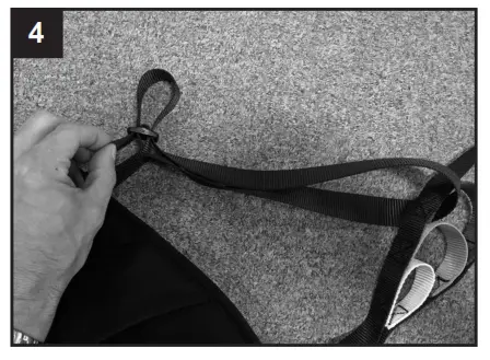 Joerns Oxford UltraFine UltraFine Lite Deluxe Leg Sling - opposite